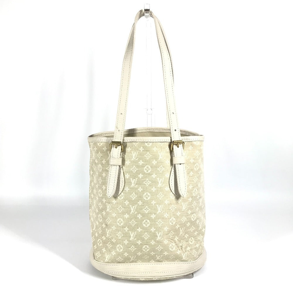 Louis Vuitton Shoulder Bag M95316 Monogram Mini-Lincanvas White Type Monogram Mini Run Bucketpm