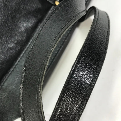 Gucci Handbag 121551 Leather Black Interlocking G Blondie Studs Women