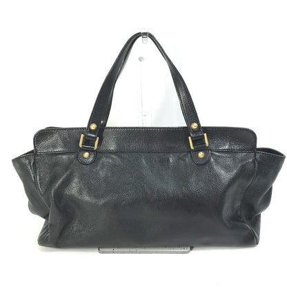 Gucci Handbag 121551 Leather Black Interlocking G Blondie Studs Women