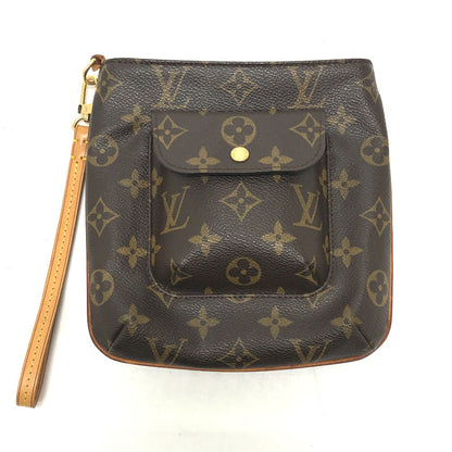 Louis Vuitton Pouch M51901 Monogram Canvas Brown Monogram Partition Women