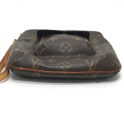 Louis Vuitton Pouch M51901 Monogram Canvas Brown Monogram Partition Women