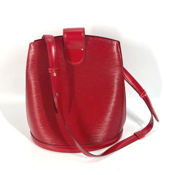 Louis Vuitton Shoulder Bag M52257 Epi Leather Red Epi Cluny Women