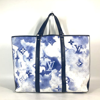 Louis Vuitton Shoulder Bag M45755 Monogram Canvas Blue Monogram Weekend Tote Gm
