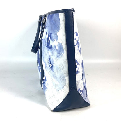 Louis Vuitton Shoulder Bag M45755 Monogram Canvas Blue Monogram Weekend Tote Gm