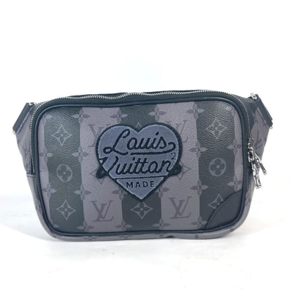 Louis Vuitton Sling Bag M59338 Monogram Eclipse Canvas Gray Nigo Collaboration Monogram Stripe