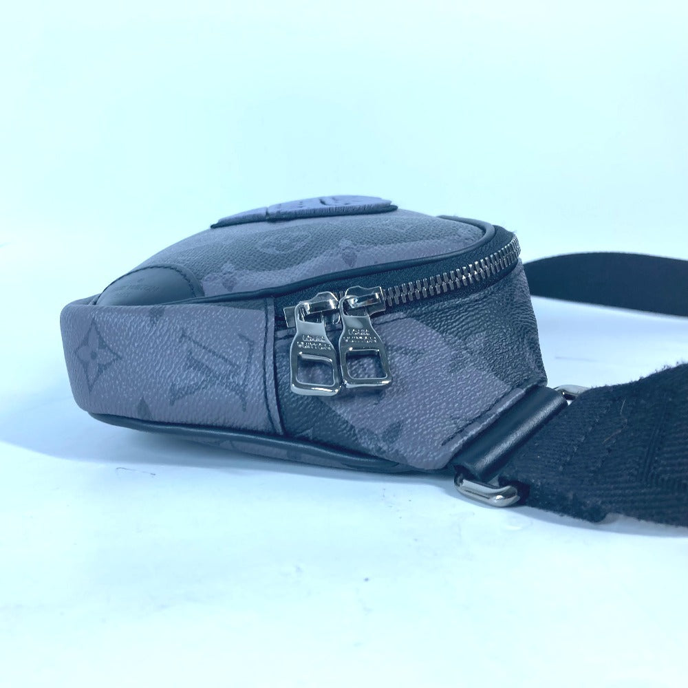 Louis Vuitton Sling Bag M59338 Monogram Eclipse Canvas Gray Nigo Collaboration Monogram Stripe