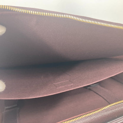Louis Vuitton Handbag M30836 Taiga Leather Wine-Red Taiga Porto Ordina Tour Odessa