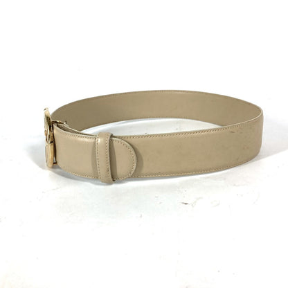Gucci Belt 0370394 Leather Beige Gg Logo 65