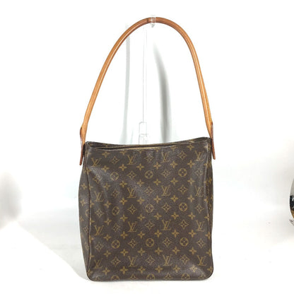 Louis Vuitton Shoulder Bag M51145 Monogram Canvas Brown Monogram Loopinggm