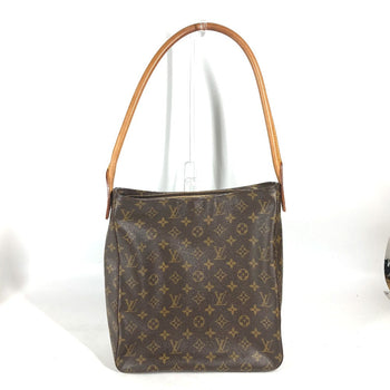 Louis Vuitton Shoulder Bag M51145 Monogram Canvas Brown Monogram Loopinggm