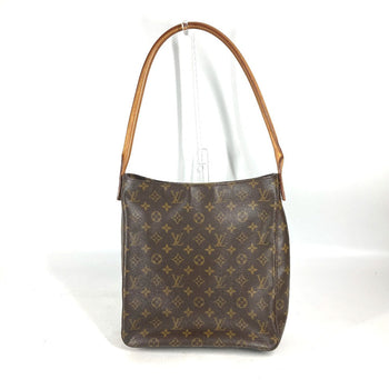 Louis Vuitton Shoulder Bag M51145 Monogram Canvas Brown Monogram Loopinggm