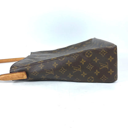Louis Vuitton Shoulder Bag M51145 Monogram Canvas Brown Monogram Loopinggm