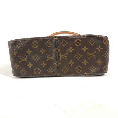 Louis Vuitton Shoulder Bag M51145 Monogram Canvas Brown Monogram Loopinggm