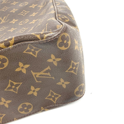 Louis Vuitton Shoulder Bag M51145 Monogram Canvas Brown Monogram Loopinggm