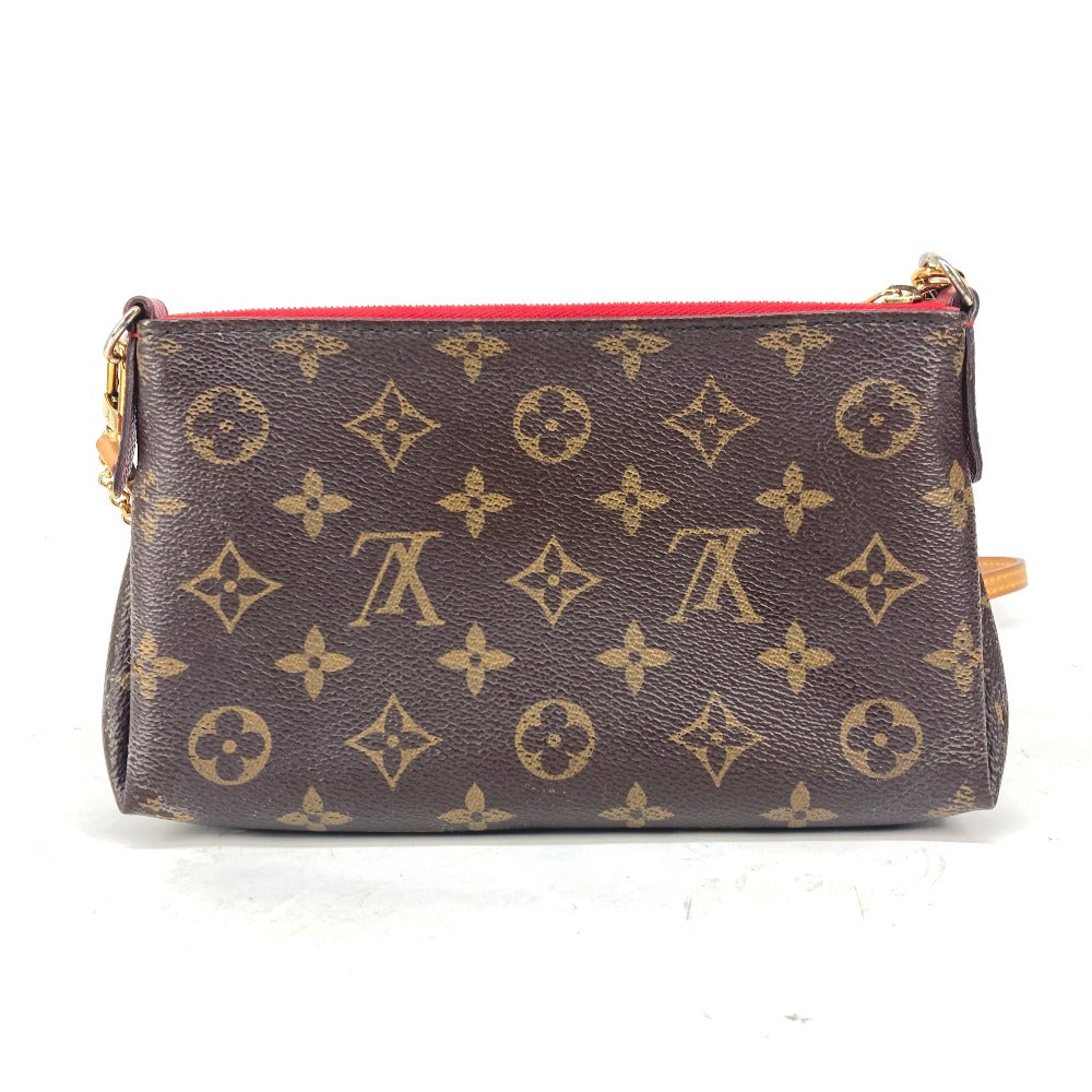 Louis Vuitton Shoulder Bag M41638 Monogram Canvas Red Monogram Pallas Clutch Women