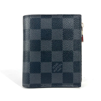 Louis Vuitton Folded Wallet N64021 Damier Grafitto Canvas Black Damier Grafitte Portefeuille Smart