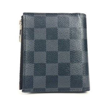 Louis Vuitton Folded Wallet N64021 Damier Grafitto Canvas Black Damier Grafitte Portefeuille Smart