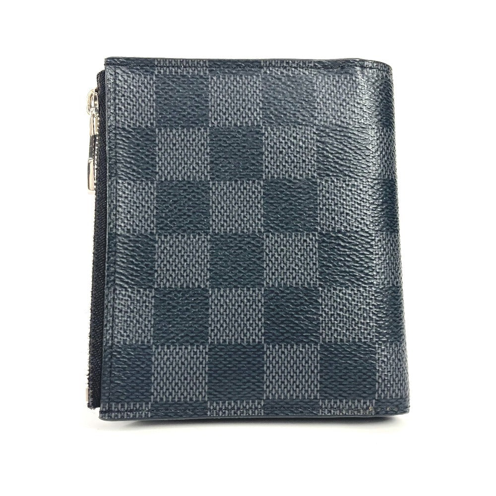 Louis Vuitton Folded Wallet N64021 Damier Grafitto Canvas Black Damier Grafitte Portefeuille Smart