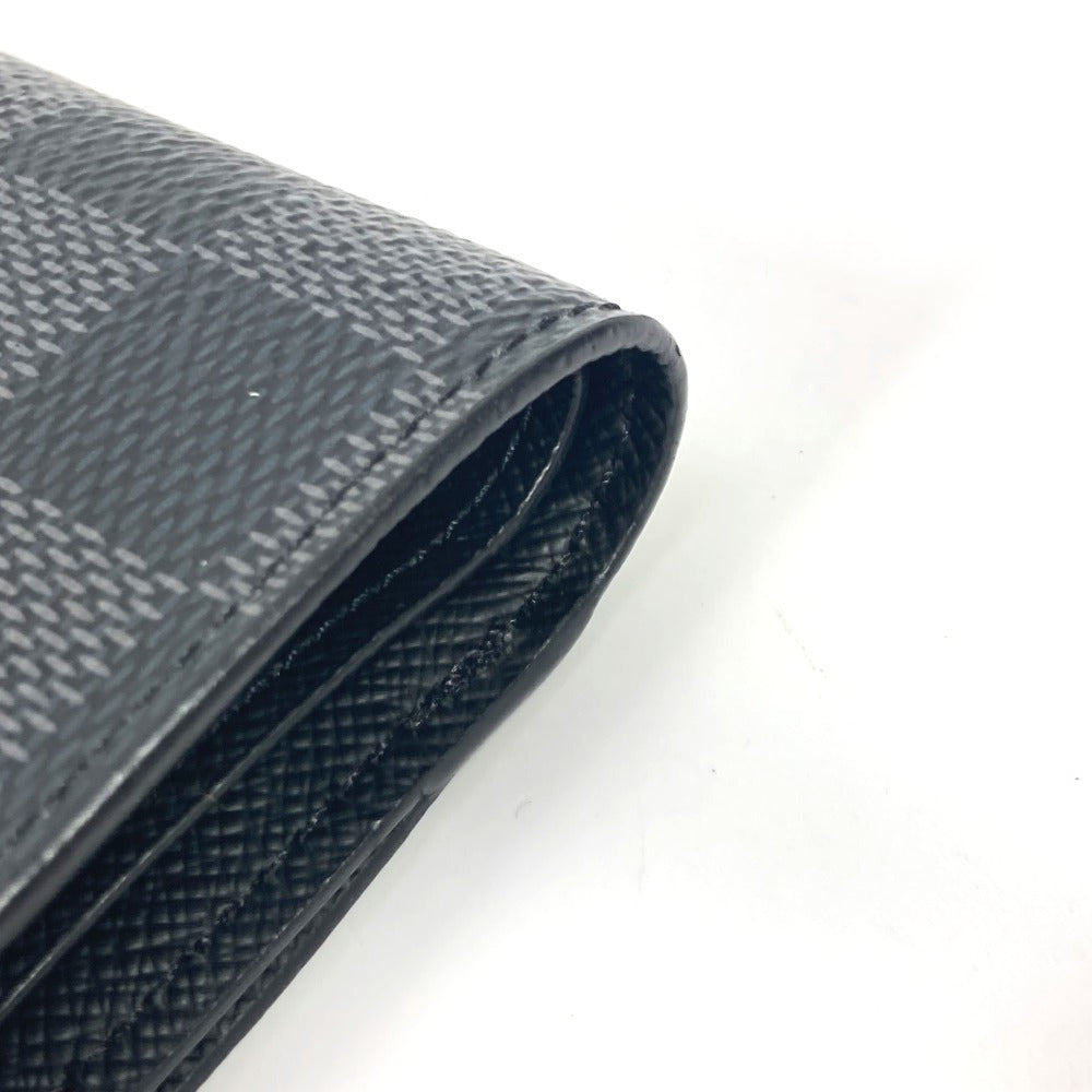 Louis Vuitton Folded Wallet N64021 Damier Grafitto Canvas Black Damier Grafitte Portefeuille Smart