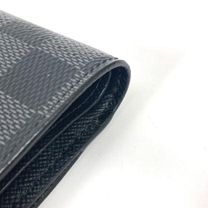 Louis Vuitton Folded Wallet N64021 Damier Grafitto Canvas Black Damier Grafitte Portefeuille Smart