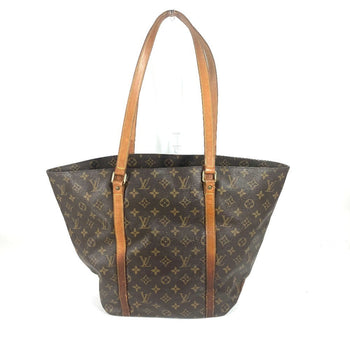 Louis Vuitton Shoulder Bag M51108 Monogram Canvas Brown Monogram Sac Shopping
