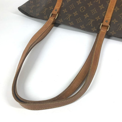Louis Vuitton Shoulder Bag M51108 Monogram Canvas Brown Monogram Sac Shopping