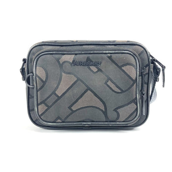 Burberry Shoulder Bag 8043708 Nylon Canvas Gray Type Tb Logo