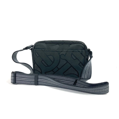 Burberry Shoulder Bag 8043708 Nylon Canvas Gray Type Tb Logo