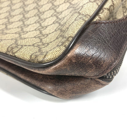 Gucci Pouch 108891 Gg Supreme Canvas, Leather Beige Gg Supreme Logo