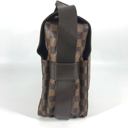 Louis Vuitton Shoulder Bag N45255 Damier Canvas Brown Damier Naviglio Women(Unisex)