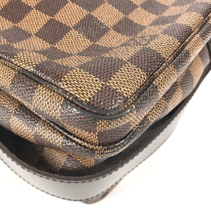 Louis Vuitton Shoulder Bag N45255 Damier Canvas Brown Damier Naviglio Women(Unisex)