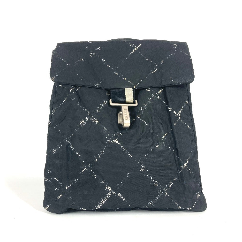 Chanel Backpack Nylon Black Old Travel Line Women