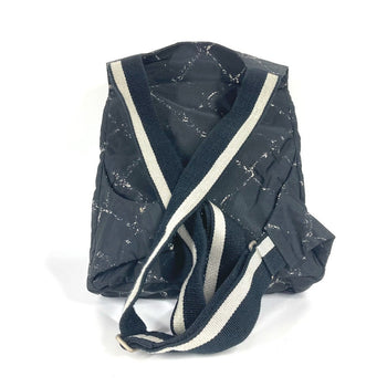 Chanel Backpack Nylon Black Old Travel Line Women