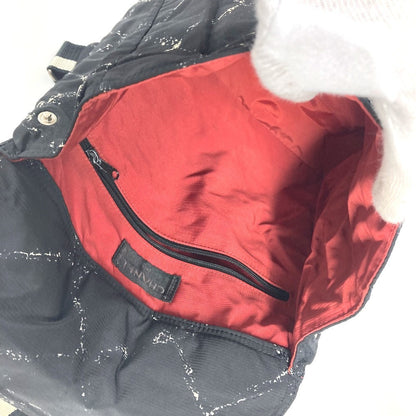 Chanel Backpack Nylon Black Old Travel Line Women