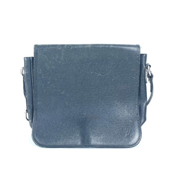 Louis Vuitton Shoulder Bag M32482 Taiga Leather Black Taiga Andrei