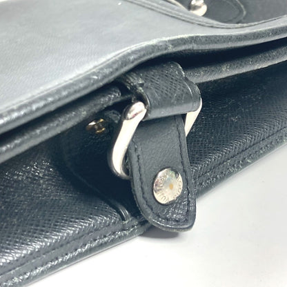 Louis Vuitton Shoulder Bag M32482 Taiga Leather Black Taiga Andrei