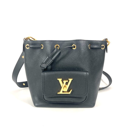 Louis Vuitton Shoulder Bag M57687 Leather Black Rock Me Bucketnv
