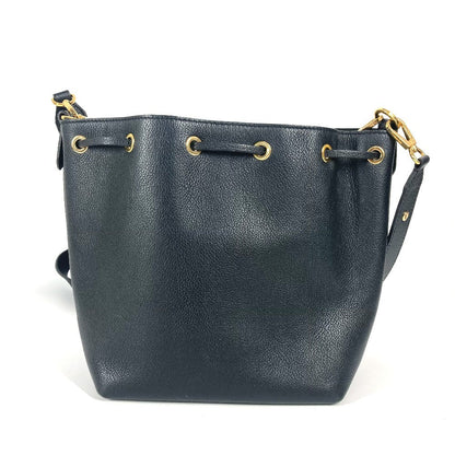 Louis Vuitton Shoulder Bag M57687 Leather Black Rock Me Bucketnv