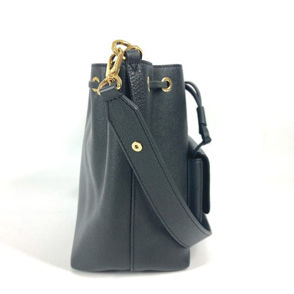 Louis Vuitton Shoulder Bag M57687 Leather Black Rock Me Bucketnv