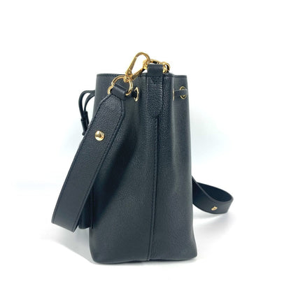 Louis Vuitton Shoulder Bag M57687 Leather Black Rock Me Bucketnv