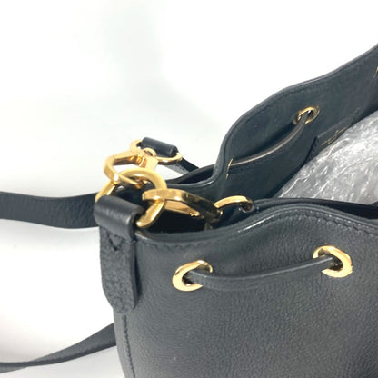 Louis Vuitton Shoulder Bag M57687 Leather Black Rock Me Bucketnv