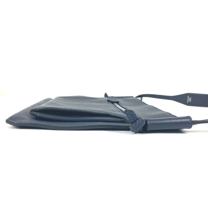 Hermes Shoulder Bag Leather Navy Ultrapla Gm Mens