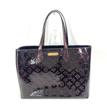 Louis Vuitton Shoulder Bag M91645 Monogram Vernis Purple Monogram Vernis Wilscher Mm Women