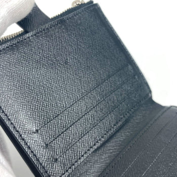 Louis Vuitton Folded Wallet N60451 Damier Grafitto Canvas Black Damier Grafitte Multi Porte Cartes