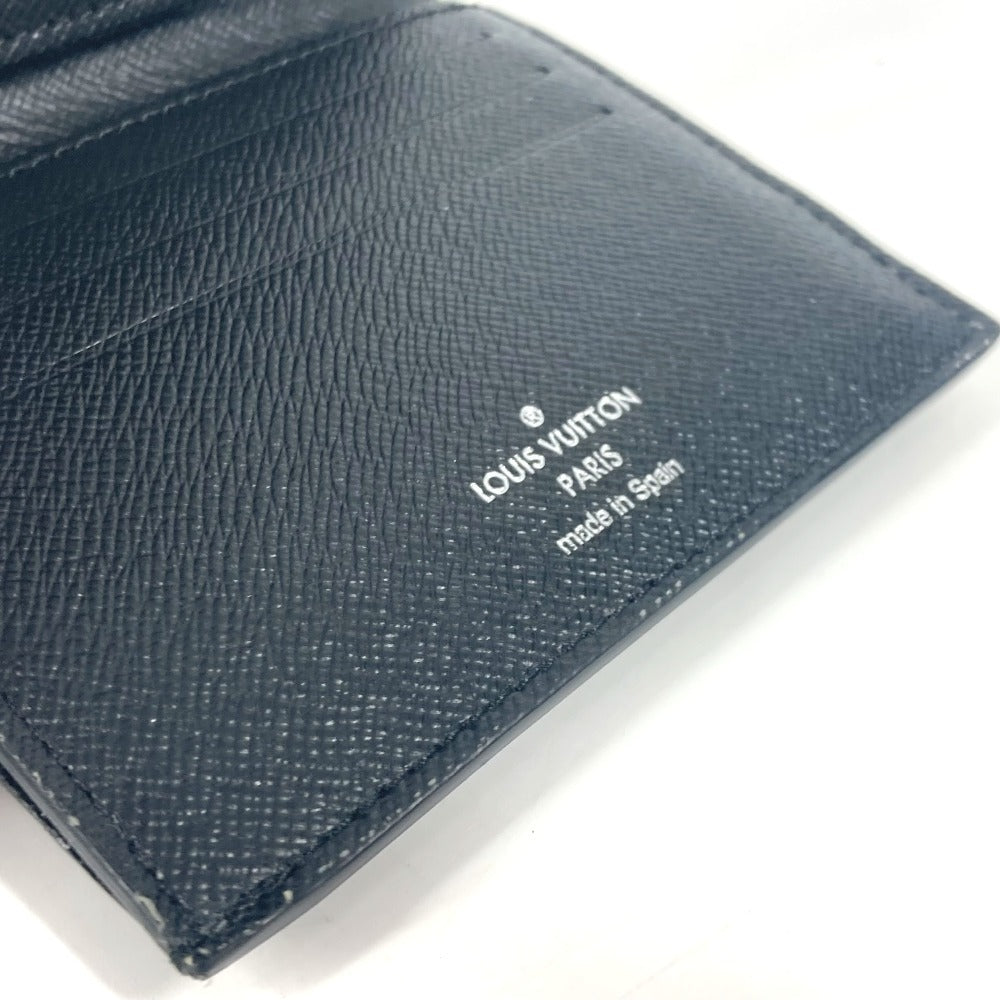 Louis Vuitton Folded Wallet N60451 Damier Grafitto Canvas Black Damier Grafitte Multi Porte Cartes