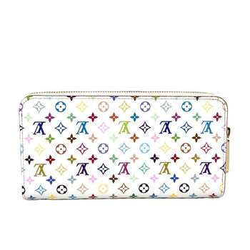 Louis Vuitton Long Wallet Purse M13922 Monogram Multicolor Canvas White Japan Exclusive Lvxtm