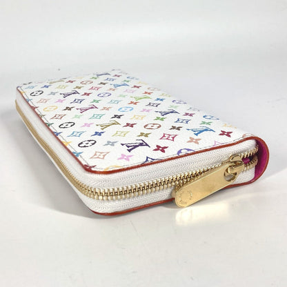 Louis Vuitton Long Wallet Purse M13922 Monogram Multicolor Canvas White Japan Exclusive Lvxtm