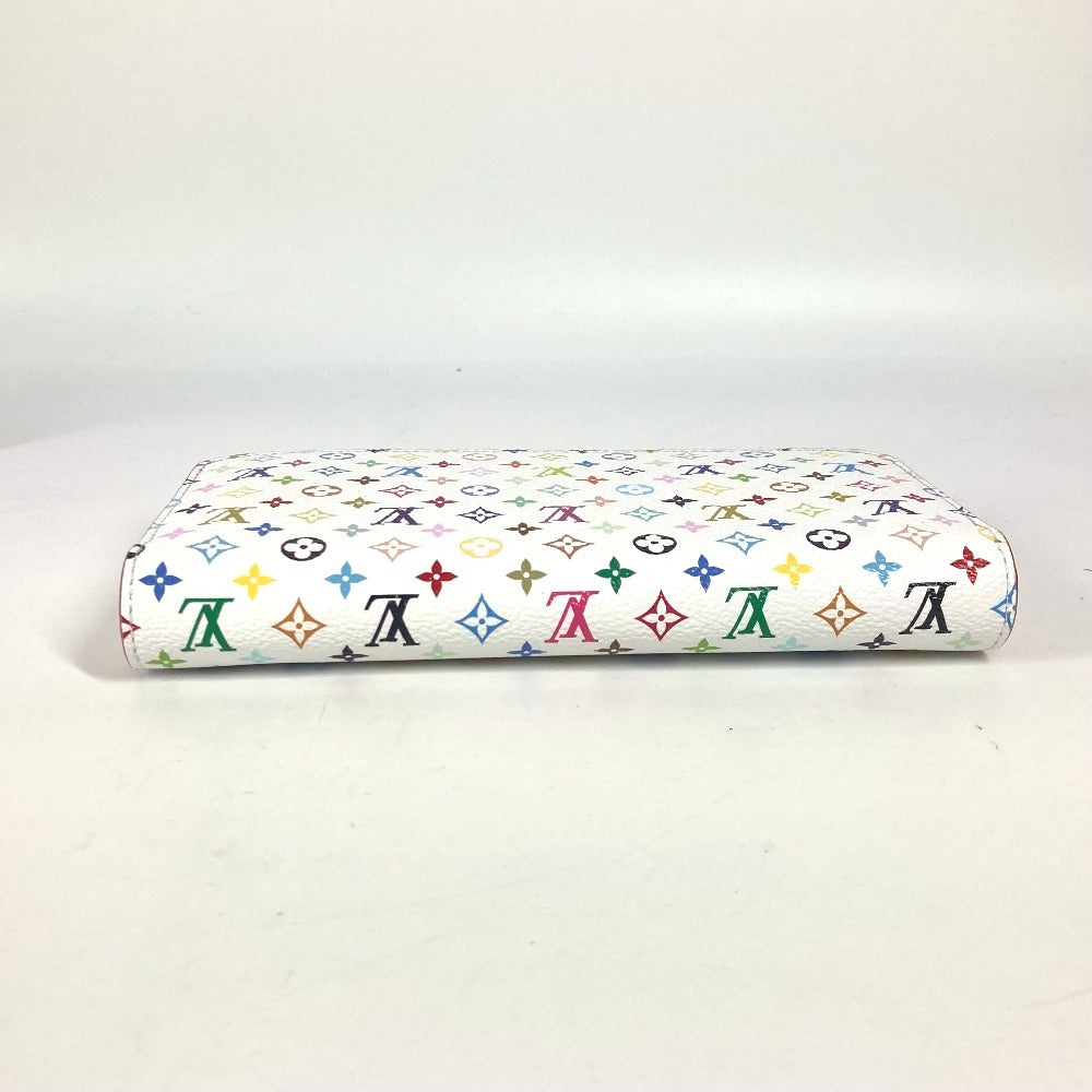 Louis Vuitton Long Wallet Purse M13922 Monogram Multicolor Canvas White Japan Exclusive Lvxtm