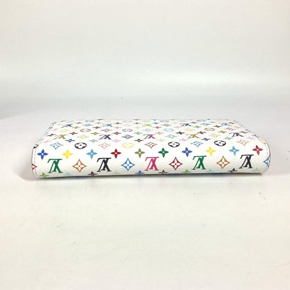 Louis Vuitton Long Wallet Purse M13922 Monogram Multicolor Canvas White Japan Exclusive Lvxtm