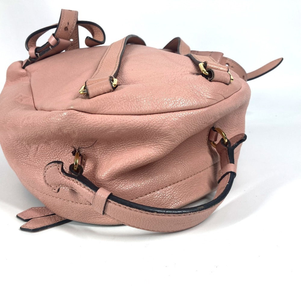 Louis Vuitton Backpack M44019 Monogram Ann Platt Leather Pink Monogram Ann Platt Sorbonne